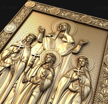 3D model Holy Martyrs Faith, Hope, Love and their mother Sophia (STL)